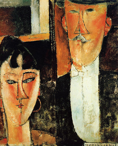 Bride and Groom Amedeo Modigliani